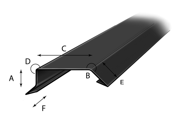 Vindskivebeslag - Måttanpassad
