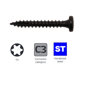 Rännkroksskruv 4.8 x 35mm  250st/pkt