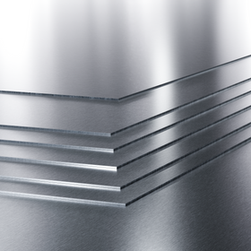 Slätplåt 2000x1000x0,7 mm Rostfri Y2B Borstad