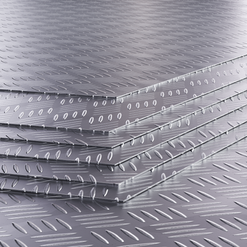 Slätplåt 2000x1000x2,0/4,0 mm Aluminium Durk