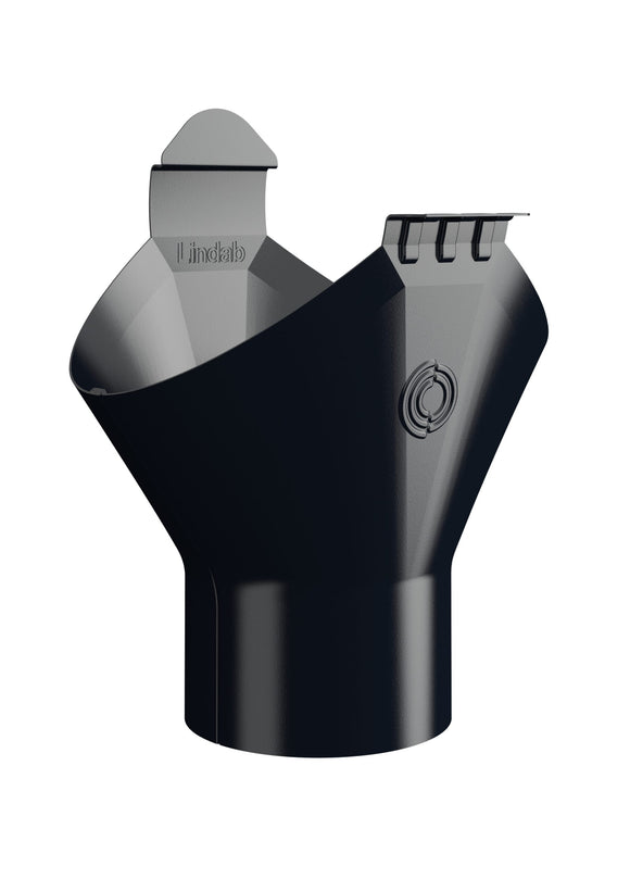 Omvikningskupa till 100 mm ränna