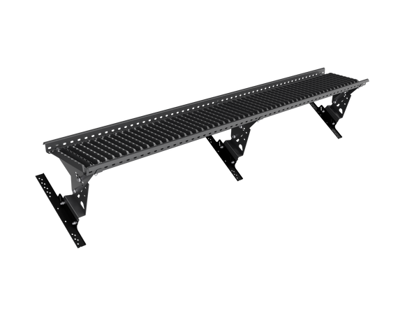 TJB 683120 – Takbrygga för betongpannor på råspont, 2,4 m / Svart